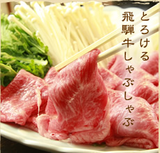 とろける飛騨牛しゃぶしゃぶ